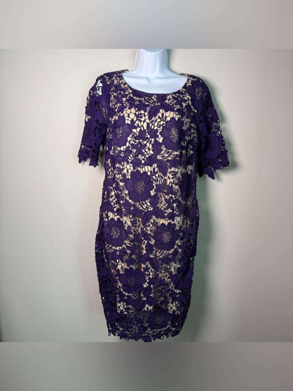 Label by Five Twelve | Purple Lace Bodycon Dress | Size 4 | Boho Feminine Floral